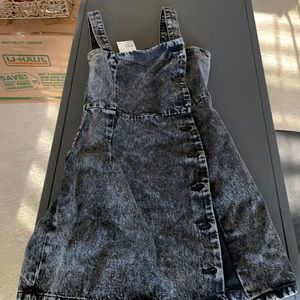 Button Up Denim Dress